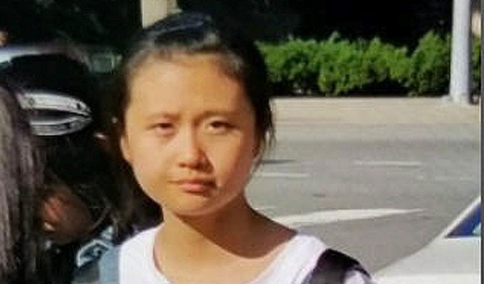 Chinese child abducted in USA
