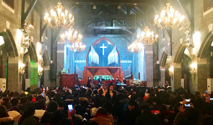 nanjing-xmas-church St. Paul's Church