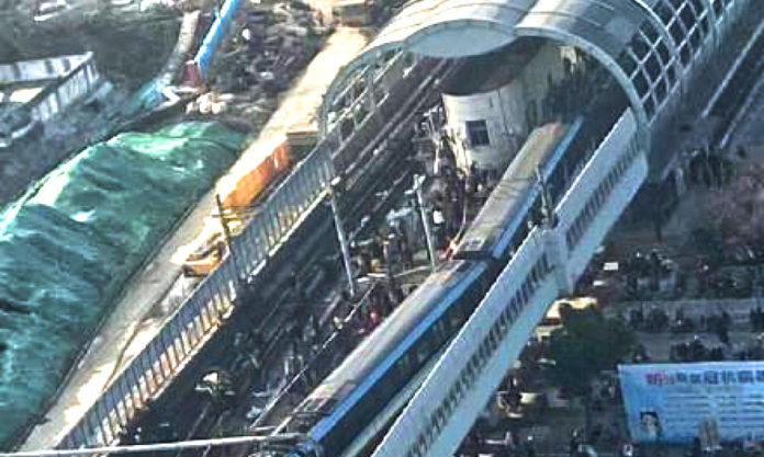 The Nanjinger - Metro Crash; Nanjing Line 1 Train Comes off Tracks at Maigaoqiao