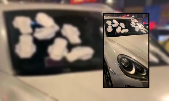 The Nanjinger - Sanitary Pads Plaster Porsche as Parking Violation Anger Vented