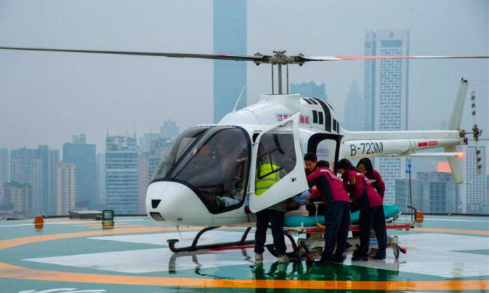 The Nanjinger - 8 Minutes! Helicopter SOS Rescue a First in Downtown Nanjing
