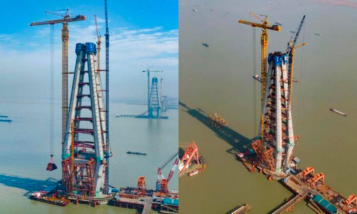 The Nanjinger - World’s Biggest Crane! Right Here, Right Now, for Yangtze Bridge