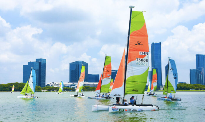 The Nanjinger - 2023 China Family Regatta Stops in Suzhou on Moon Bay in Dushu Lake