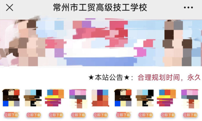 The Nanjinger - Changzhou Vocational College Website Hacked to Display Pornography