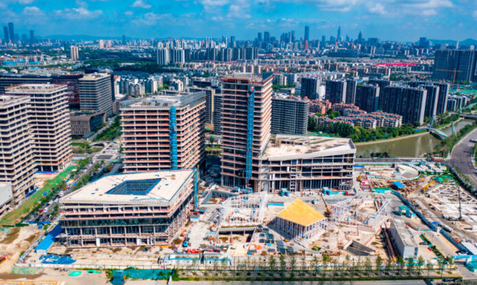 The Nanjinger - Main Structure Complete for Sino-Finnish Cooperation & Exchange Centre