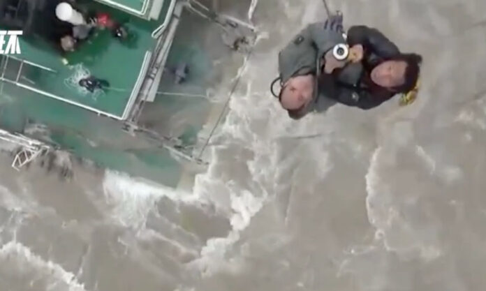 The Nanjinger - 25 Crew Members Rescued as 2 Freighters Sink off Lianyungang Coast