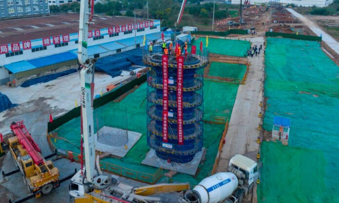 The Nanjinger - First Concrete Poured in Nanjing for High Speed Rail Link with Huai’an