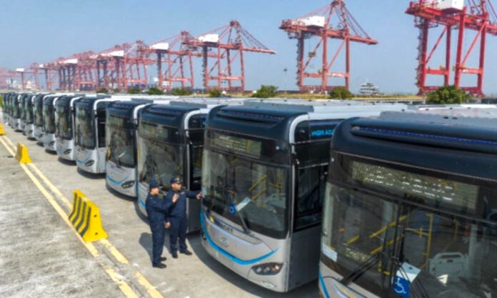The Nanjinger - Suzhou becomes 1st in China to Export Electric Buses to Brazil