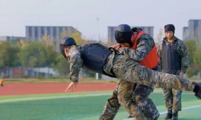 The Nanjinger - Xuzhou Armed Police Year End Training Assessment Underway