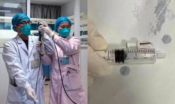 The Nanjinger - 11 YO Taizhou Boy Puts Thumbtack in Mouth; Ends up Lodged in Trachea