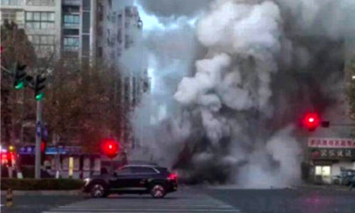 The Nanjinger - Lianyungang Explosion; Shops & Vehicles Damaged, Complaints Thwarted