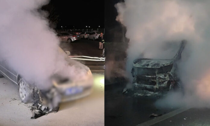 The Nanjinger - 2 Vehicles Spontaneously & Mysteriously Combust in Zhenjiang