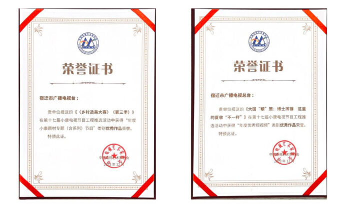 The Nanjinger - China TV Artists’ Association Awards Suqian TV & Radio 2 National Accolades