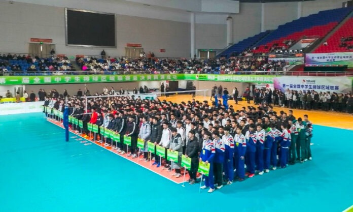 The Nanjinger - National Middle School Volleyball Championship underway in Taizhou