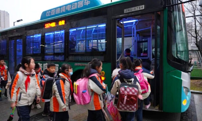 The Nanjinger - New Model for School Buses Launched in Nanjing; APP Ready!