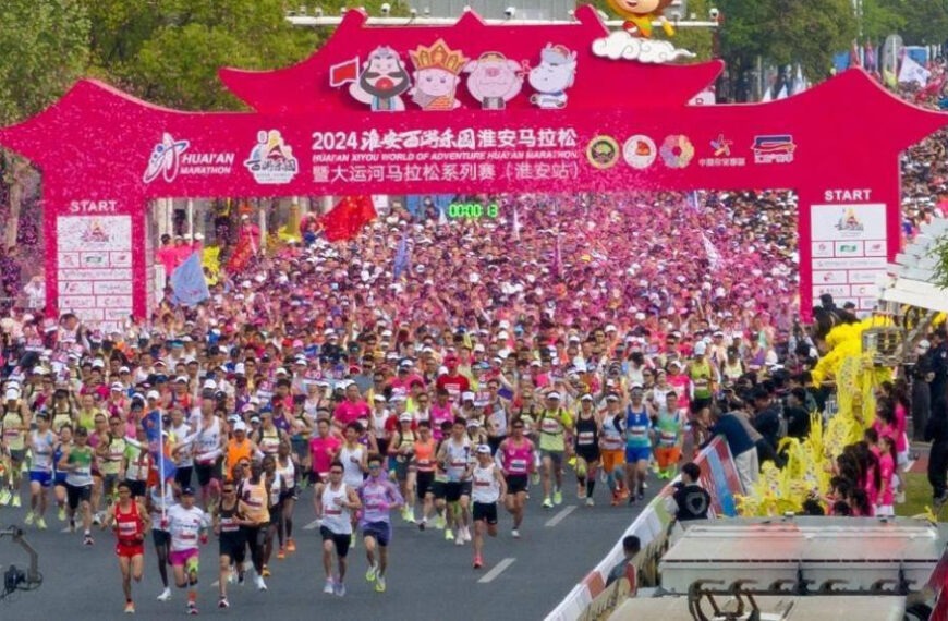 The Nanjinger - 15,000 Run but Kenya Triumphant in Men’s & Women’s Event at Huai’an Marathon