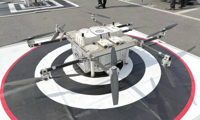 The Nanjinger - 1st Drone Delivery in East China made in Wuxi; SF Express Sends 20 Documents