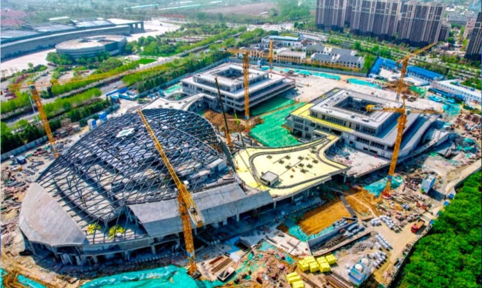 The Nanjinger - Eagerly Awaited Suqian Civic Centre to be Completed by this September