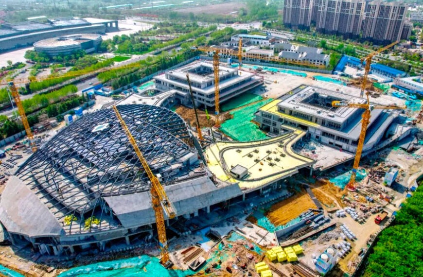 The Nanjinger - Eagerly Awaited Suqian Civic Centre to be Completed by this September