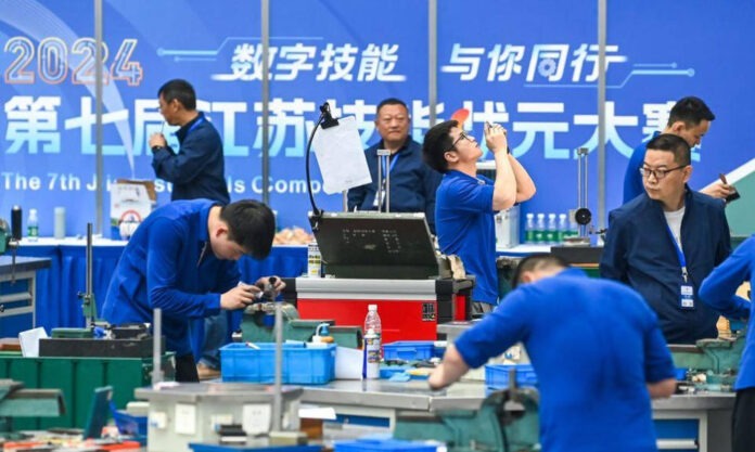 The Nanjinger - Skills Olympics! 689 Compete in Suqian for Title of “Jiangsu Skills Champion”