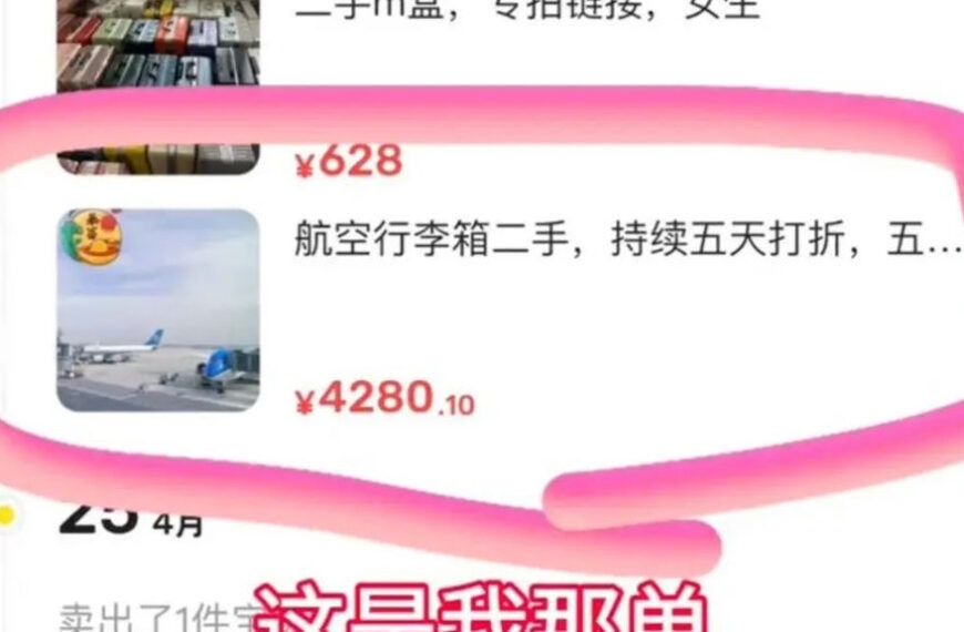 The Nanjinger - Blogger Exposes Flight attendant Selling Lost Luggage as Blind Boxes in Changzhou