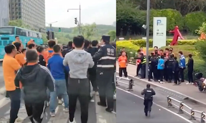 The Nanjinger - Football Hooliganism comes to China at Nantong vs Taishan Match