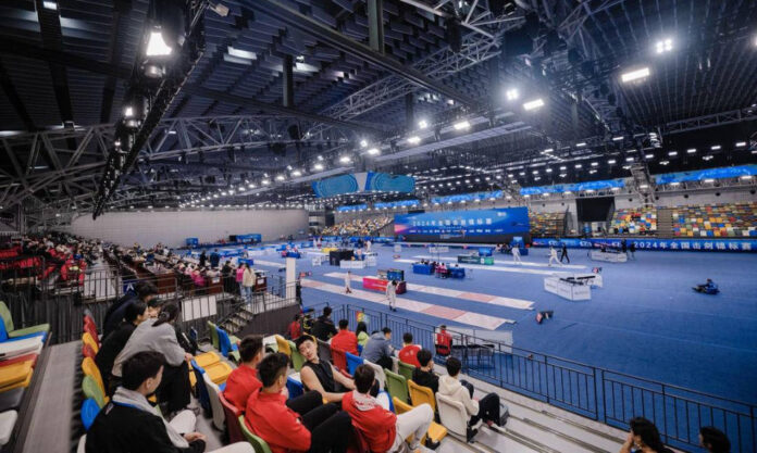 The Nanjinger - 5 Day National Fencing Championships underway in Wuxi