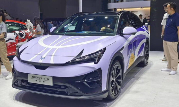 The Nanjinger - 50,000th Arcfox Alpha T5 Rolls off Production Line in Zhenjiang