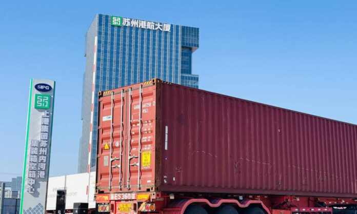 The Nanjinger - Empty Container Centre in Suzhou Processes 1st from Abroad, from Thailand!